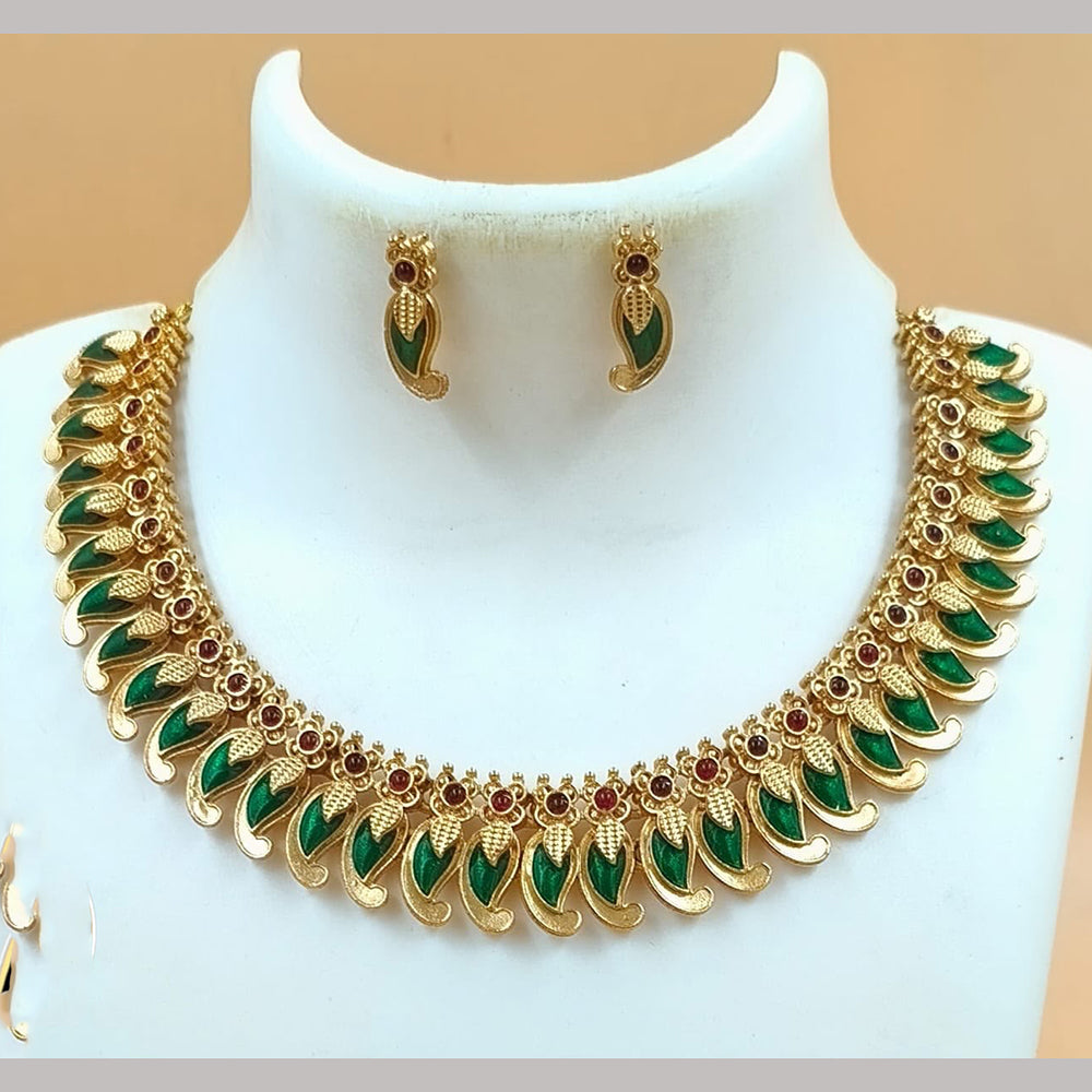 FS Collection Elegant Pota Stone Necklace Set
