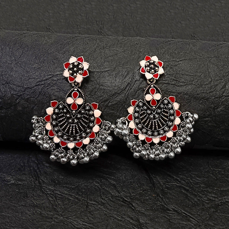 Darshana Jewels Oxidised Plated Dangler Earrings