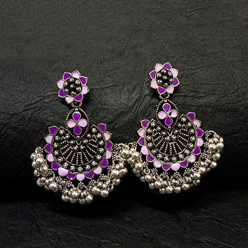 Darshana Jewels Oxidised Plated Dangler Earrings