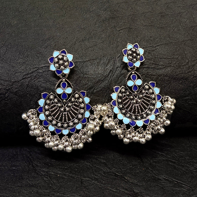 Darshana Jewels Oxidised Plated Dangler Earrings