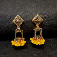 Darshana Jewels Gold Plated Jhumki Earrings