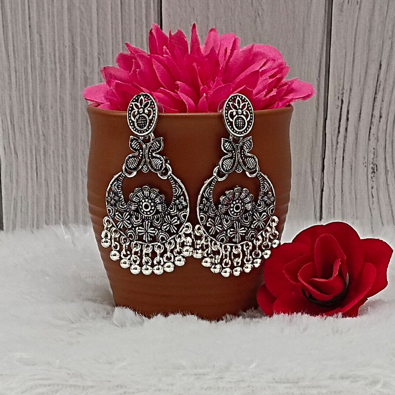 Darshana Jewels Oxidised Plated Dangler Earrings