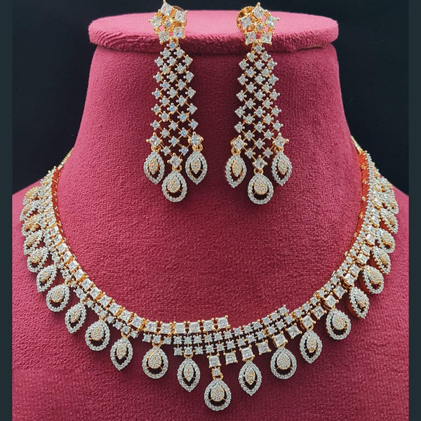 Vivah Creations American Diamond Necklace Set