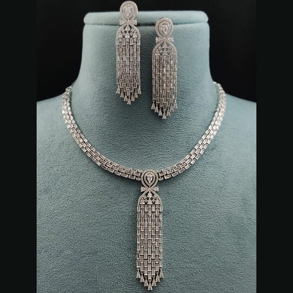 Vivah Creations American Diamond Necklace Set