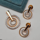 Vivah Creations Gold Plated Austrian Stone Pendant Set