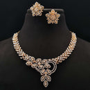 Vivah Creations Premium American Diamond Designer Necklace Set