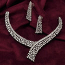 Vivah Creations Premium American Diamond Designer Necklace Set