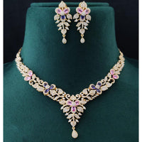 Vivah Creations Luxury Look American Diamond Set for Girls