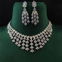 Vivah Creations Luxury Look American Diamond Set for Girls