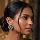 Wearhouse Fashion Modern Style Kundan Stone Studs Earrings