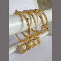 Ravechi Art Gold Plated Bangles Set