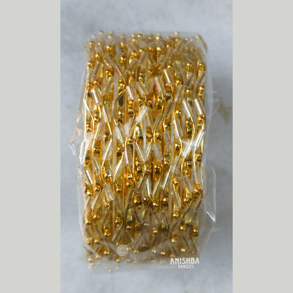 Ravechi Art Gold Plated Bangles Set