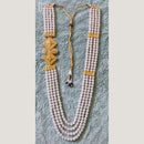 Ravechi Art Gold Plated Pearls Long Necklace