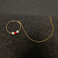 Darshana Jewels Gold Plated Nose Ring