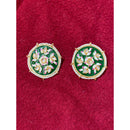 Akruti Collection Gold Plated Assorted Color Meenakari Stud Earrings