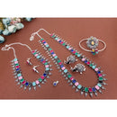 Akruti Collection Silver Plated Crystal Combo Set