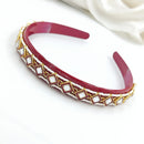 Akruti Collection Pearl Hair Band