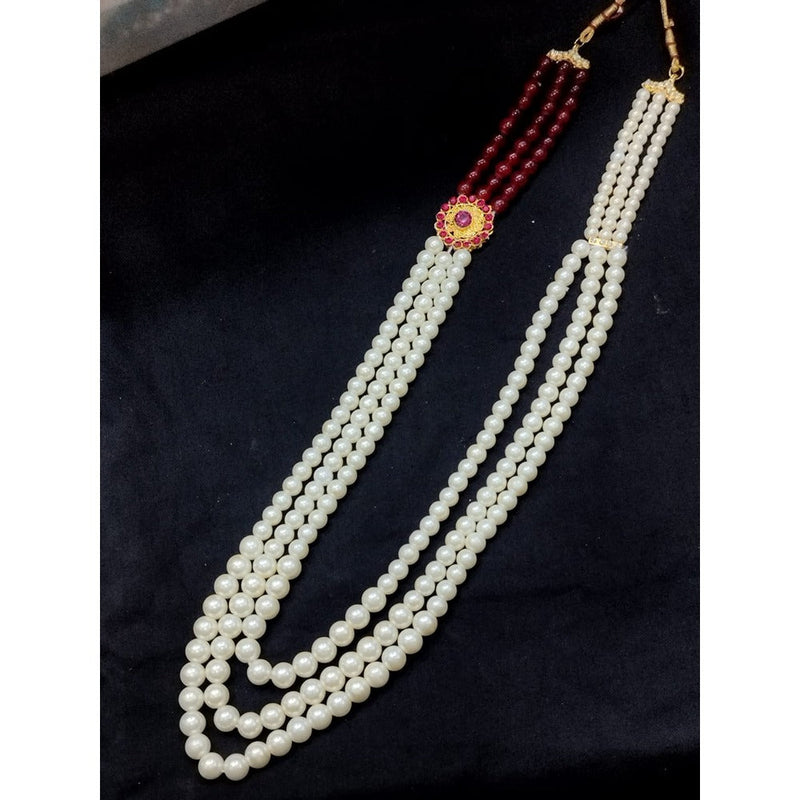 Akruti Collection Pearl Long Necklace