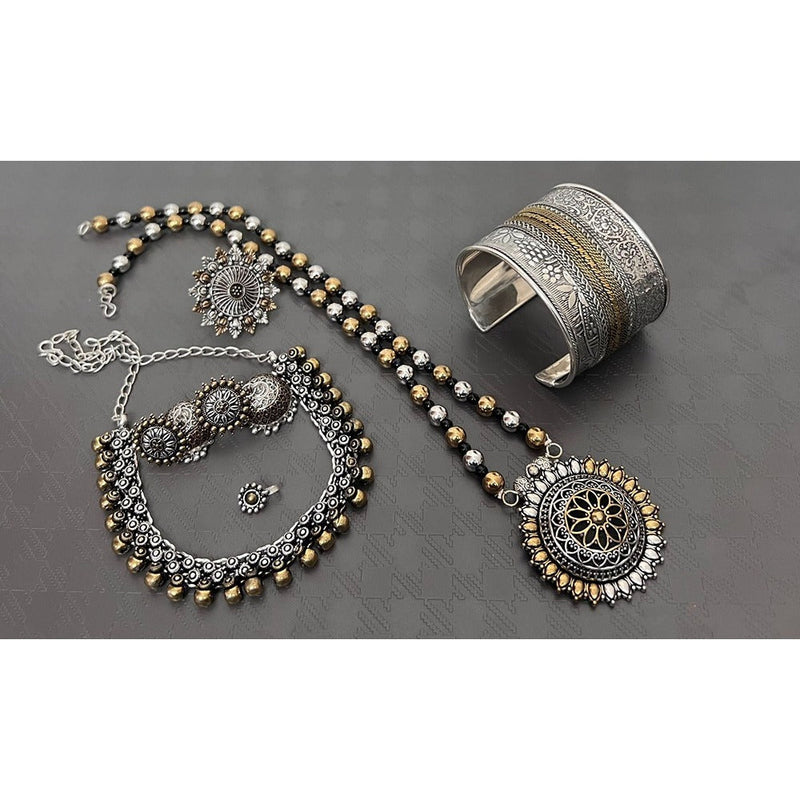 Akruti Collection  2Tone  Plated Jewellery Combo