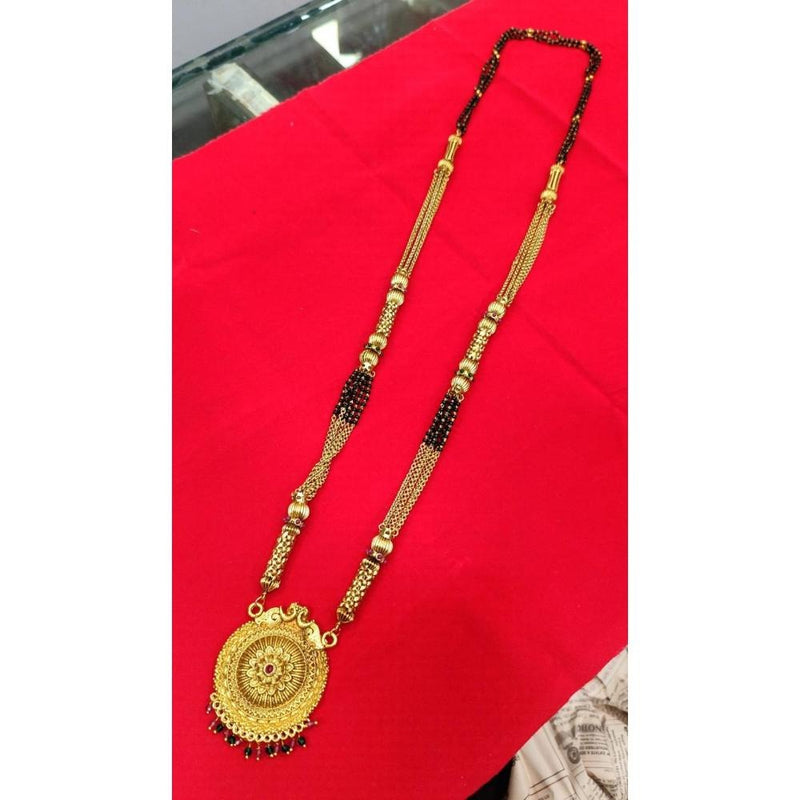 Akruti Collection Gold Plated Mangalsutra