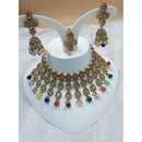 Akruti Collection Gold Plated Austrian Stone Necklace Set