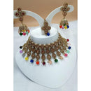 Akruti Collection Gold Plated Austrian Stone Necklace Set