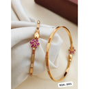 Akruti Collection Gold Plated Openable Bangle Set