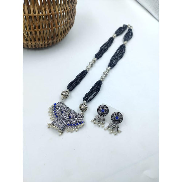 Akruti Collection  Oxidised  Plated  Necklace Set