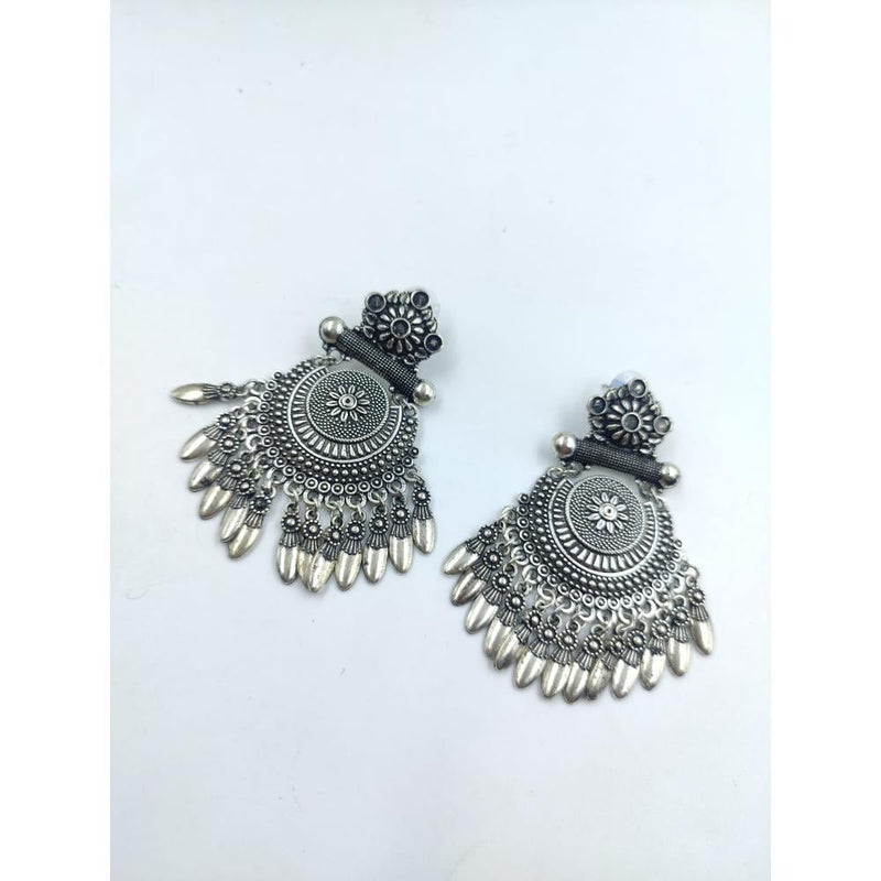 Akruti Collection Oxidised Plated  Dangler Earrings