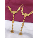 Akruti Collection Gold Plated Pota Stone Hand Harness