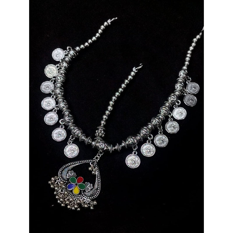 Akruti Collection Oxidised Plated Damini Mangtikka