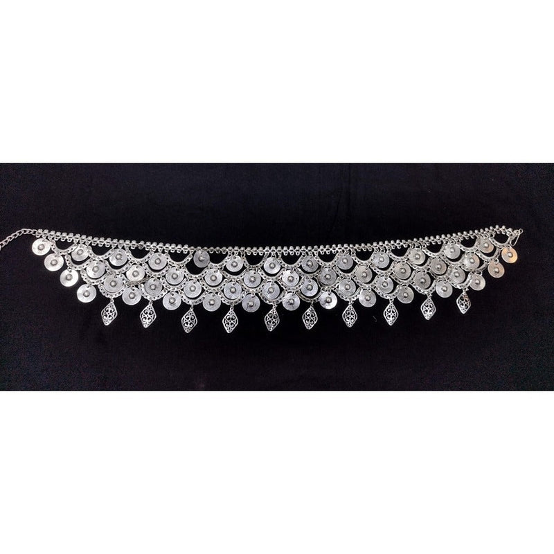 Akruti Collection Oxidised Plated Kamarbandh