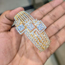 Akruti Collection Gold Plated Openable AD Kada
