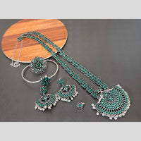 Akruti Collection Oxidised Plated Combo Set