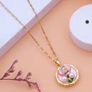 Akruti Collection Gold Plated Chain Pendant