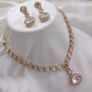 Akruti Collection Gold Plated Polki Kundan Stone Necklace Set