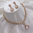 Akruti Collection Gold Plated Polki Kundan Stone Necklace Set