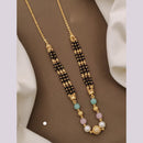 Akruti Collection Gold Plated Long Mangalsutra