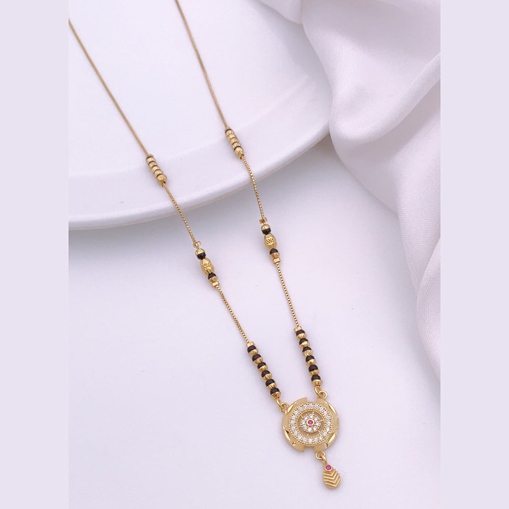 Akruti Collection Gold Plated Austrian Stone Mangalsutra