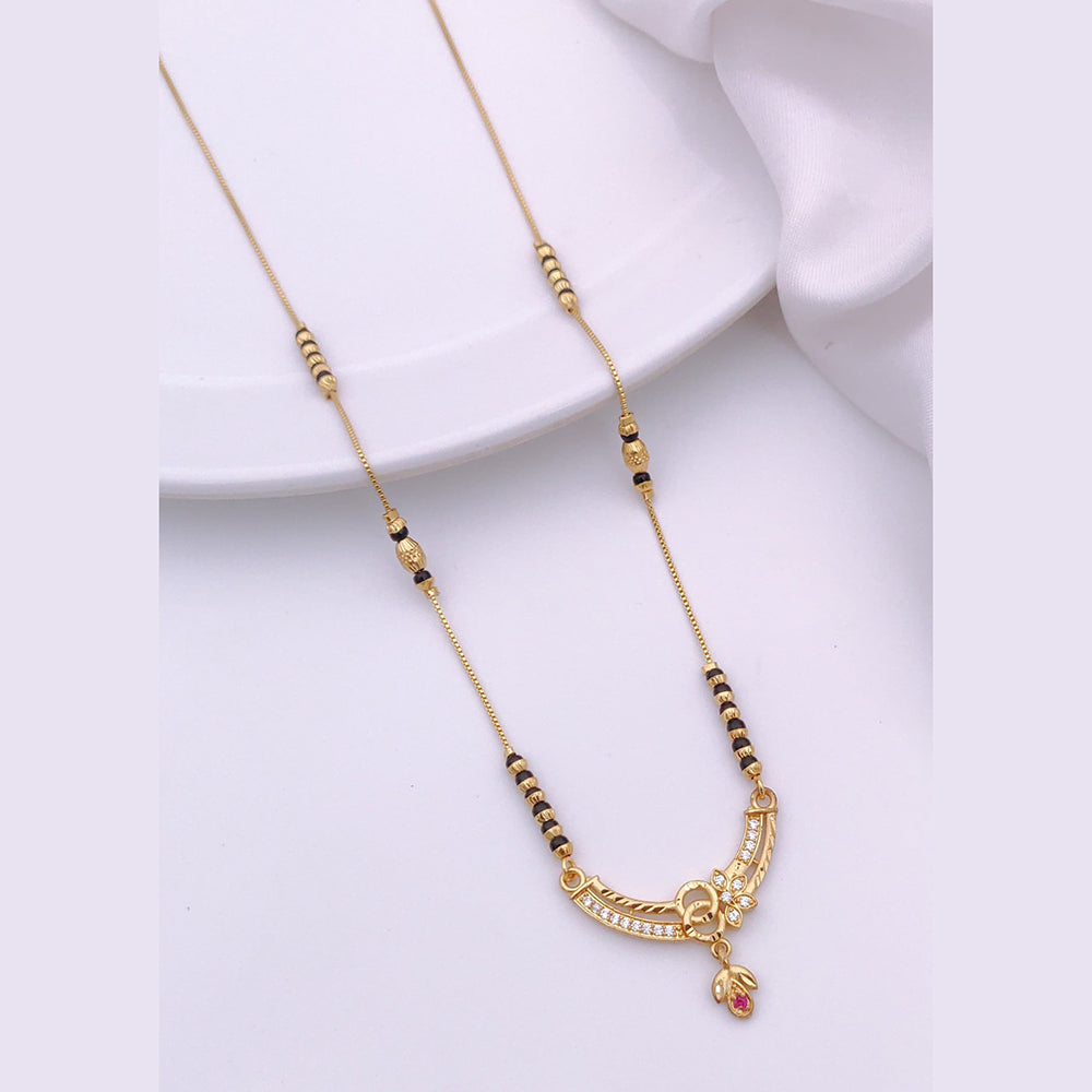 Akruti Collection Gold Plated Austrian Stone Mangalsutra