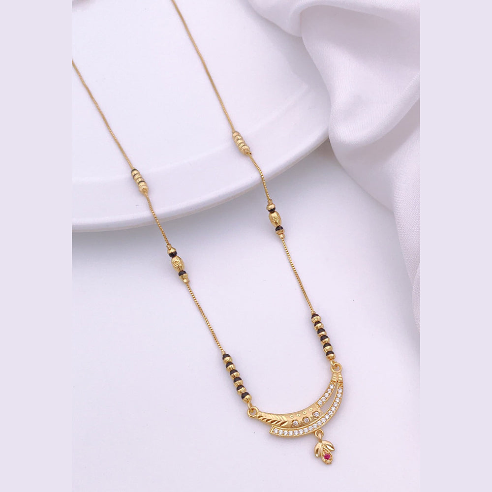 Akruti Collection Gold Plated Austrian Stone Mangalsutra
