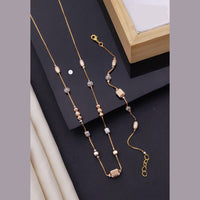Akruti Collection Gold Plated Beads Combo Set