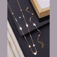 Akruti Collection Gold Plated Beads Combo Set