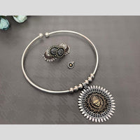 Akruti Collection 2 Tone Plated Necklace Set
