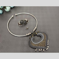 Akruti Collection 2 Tone Plated Necklace Set