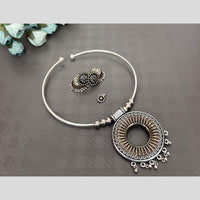 Akruti Collection 2 Tone Plated Necklace Set