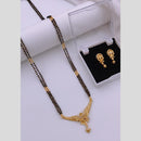 Akruti Collection Gold Plated Austrian Stone Mangalsutra Set