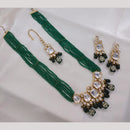 Akruti Collection Timeless Tradition Kundan And  Beads Long Necklace Set