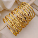 Akruti Collection Premium Forming Gold All-Day Wear Bangle Set