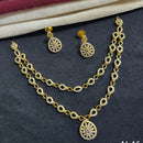 Akruti Collection Traditional Gold Necklace – Elegant Ethnic Jewellery for Women
